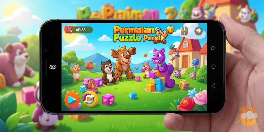 Tampilan gameplay menarik dari API88 saat menyelesaikan puzzle.