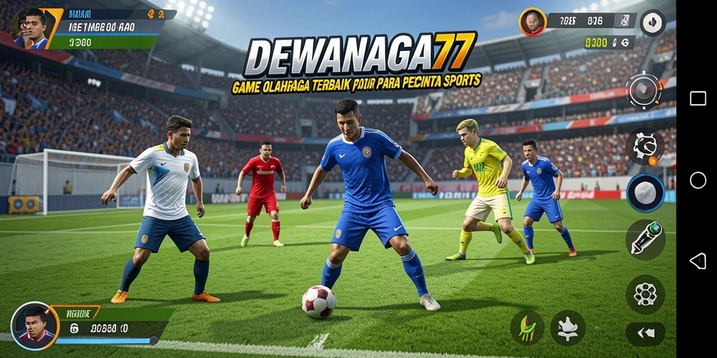 Tampilan gameplay seru dengan berbagai pilihan olahraga di DEWANAGA77.