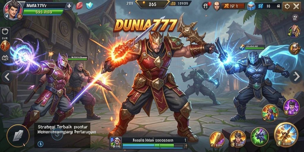 Tampilan menarik gameplay DUNIA777 yang menantang.