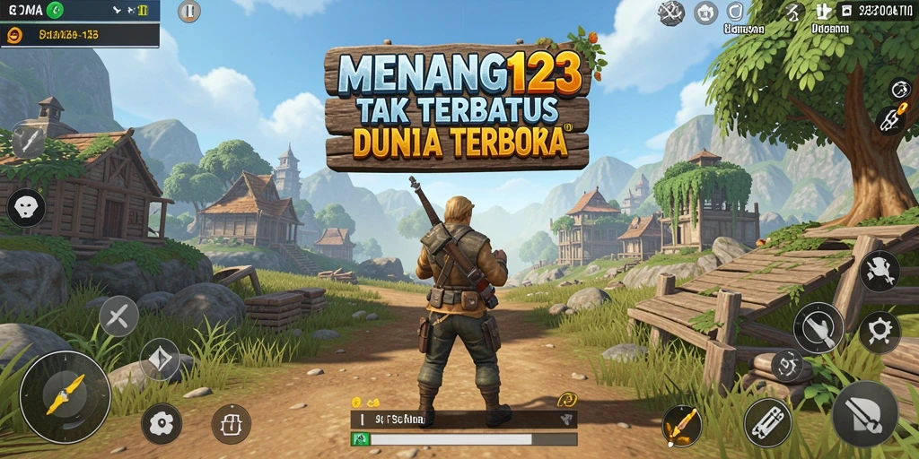 Gameplay MENANG123 yang menampilkan eksplorasi dunia terbuka yang luas.