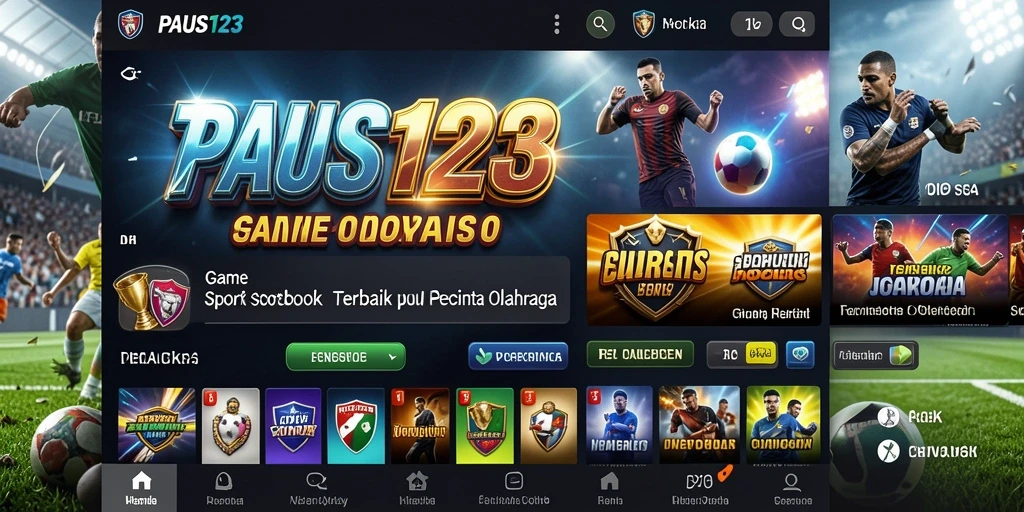 Screenshot gameplay PAUS123 saat berlangsungnya taruhan olahraga.