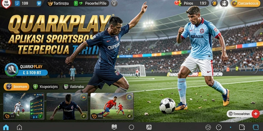Screenshot utama QUARKPLAY menampilkan antarmuka taruhan yang menarik.