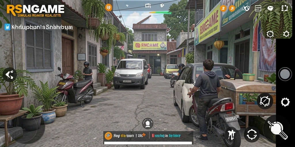 Tampilan gameplay RSNGAME yang memukau dan realistis.