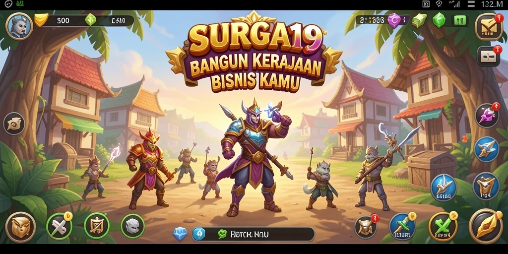 Screenshot gameplay SURGA19 dengan tampilan bisnis yang menawan.