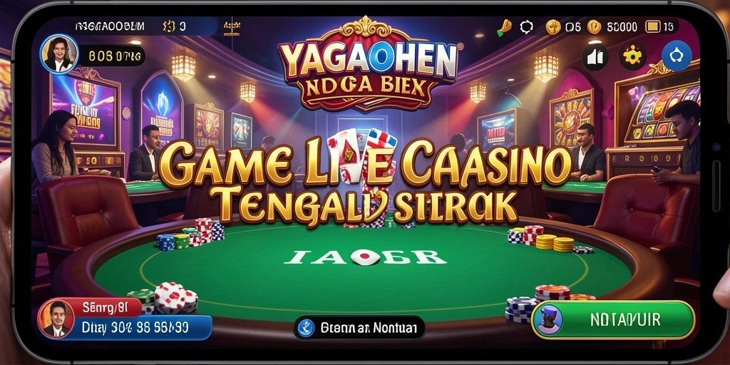 Tampilan gameplay seru dan interaktif di YAGAOHEN Live Casino.