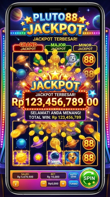 Tampilan utama aplikasi pluto88 dengan berbagai pilihan aplikasi yang mudah diakses.